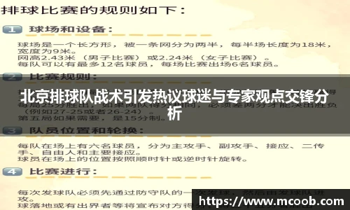 北京排球队战术引发热议球迷与专家观点交锋分析